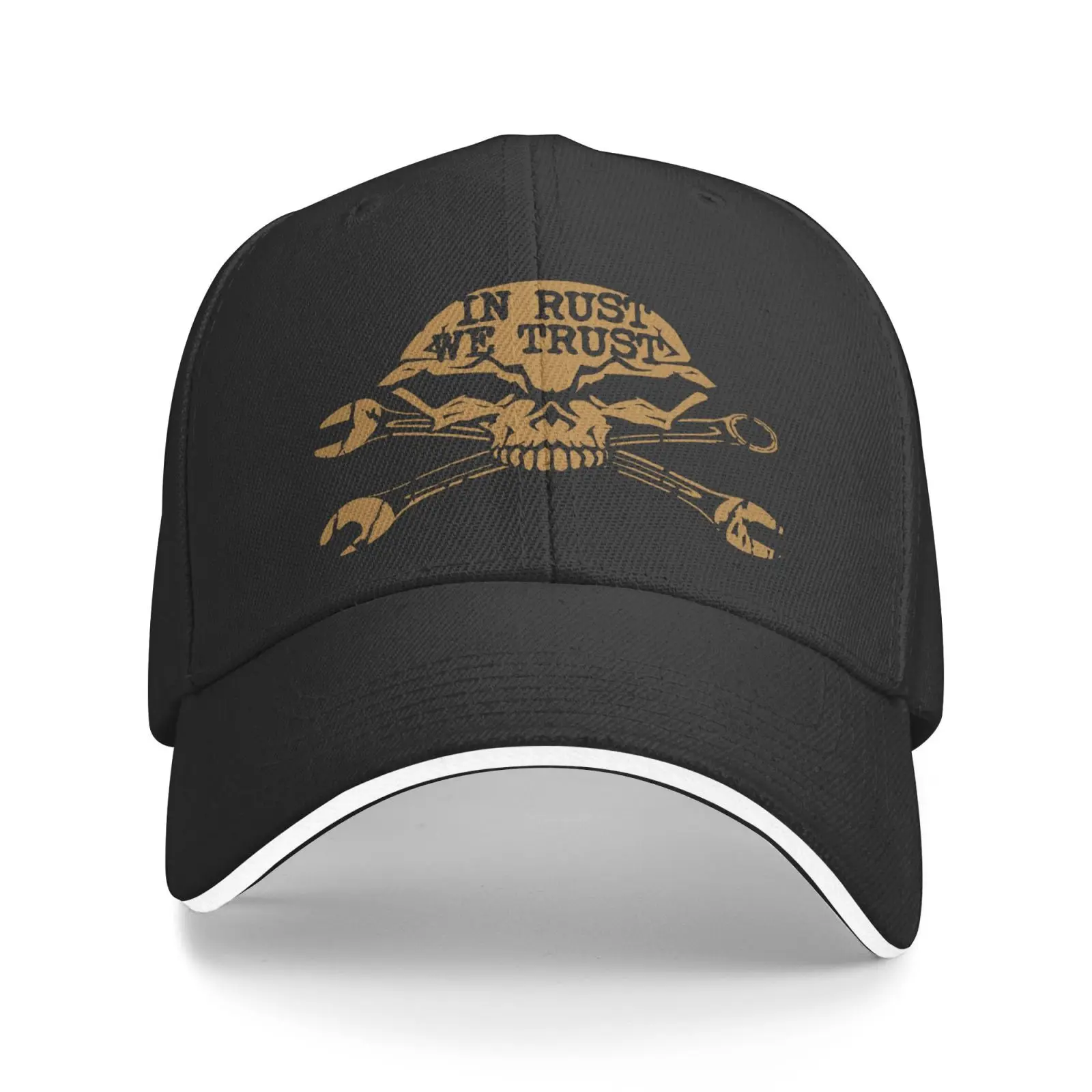 

In Rust We Trust Rat Rod 4587 Men's Caps Cap Male Beret Men Sun Hats Caps Women Women's Hat Men's Cap Hip Hop Men's Panama Hat