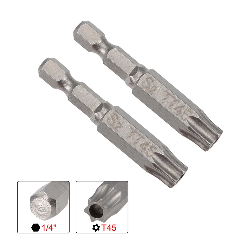 

UXCELL Магнитные биты для отверток T45, 2 шт.