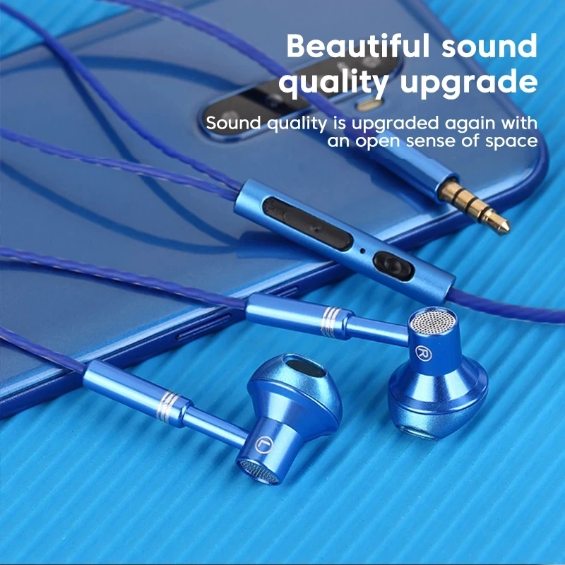 

In-ear Headset A601 Earbuds Wired Earphones With Microphone Headphones Wired Earbuds For Iphone Samsung Lg Portable Headphone