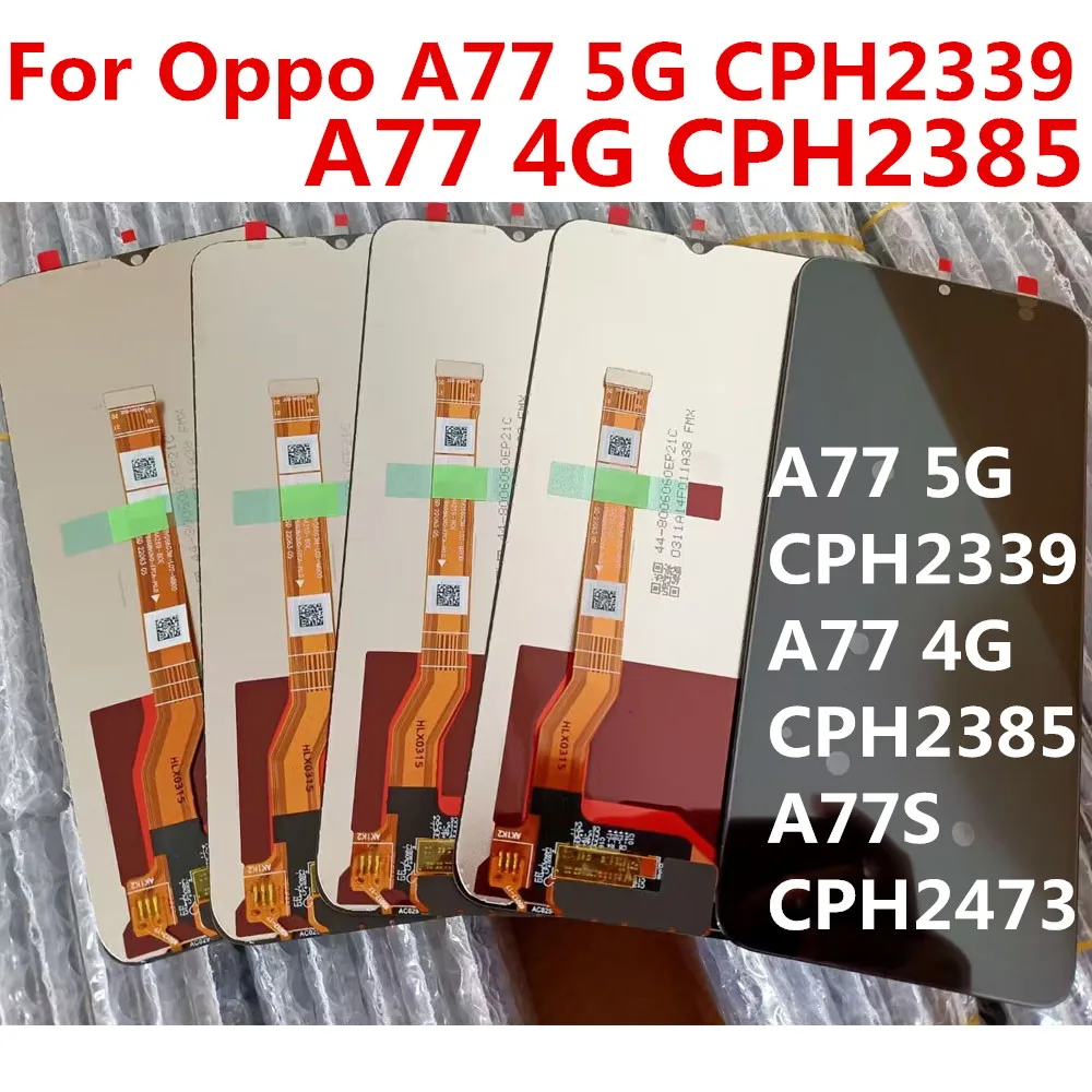 6 56 ''для Oppo A77 S 4G CPH2385 CPH2473 ЖК-дисплей с цифровым преобразователем сенсорного
