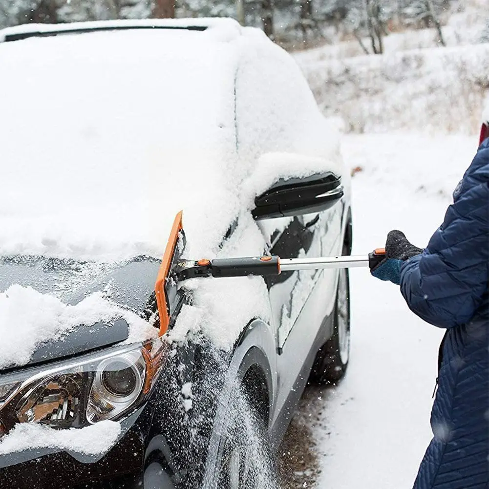

Car Cleaning Brush Ice Scraper Detachable Shovel Brush Dust Brush Brush Remove Removal Extendable Auto Car Windshield U9v4