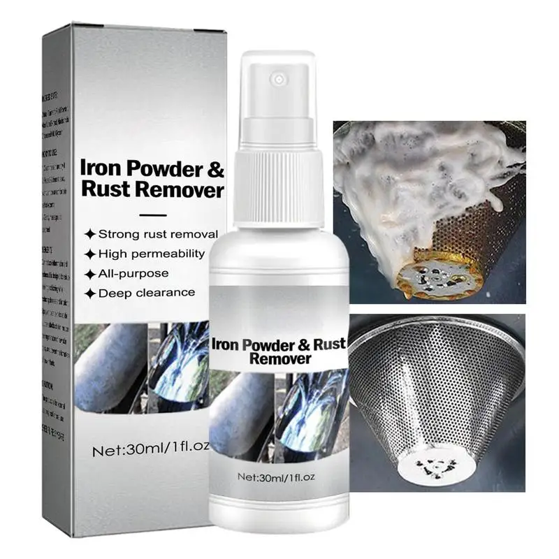 

30ml Rust Remover Spray Rust Remover Stainless Steel Polisher Derusting Spray For Car Maintenance Car Wheel Corrode Remover