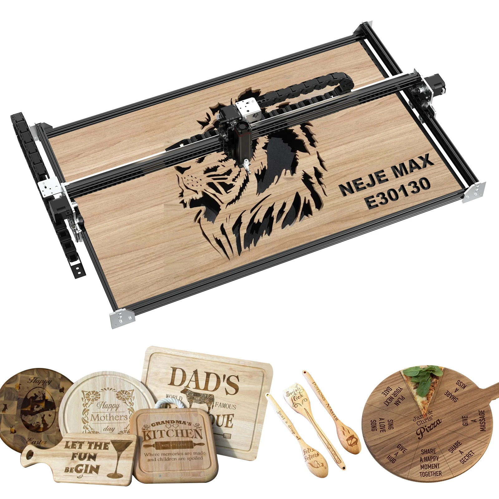 

Dropshipping Folding Bamboo Birthday Greeting Card Wood Craft Decoration Natural Wood Color Carved Laser Cut Engraving machine