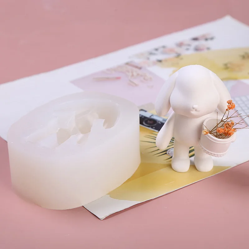 Силиконовая форма в виде свечи сделай сам кролика для ароматизированного мыла