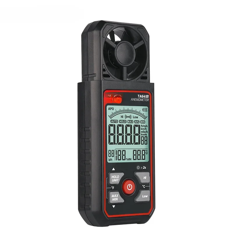 Высокоточный Анемометр TA641A измерительный прибор тестер объема воздуха ручной