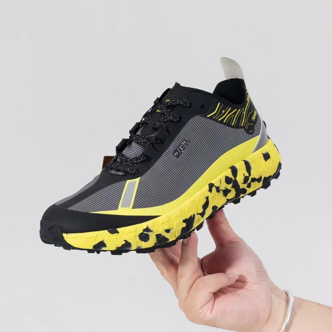 Дизайнерские мужские кроссовки Norda 001 низкие дышащие легкие сетчатая вязка для