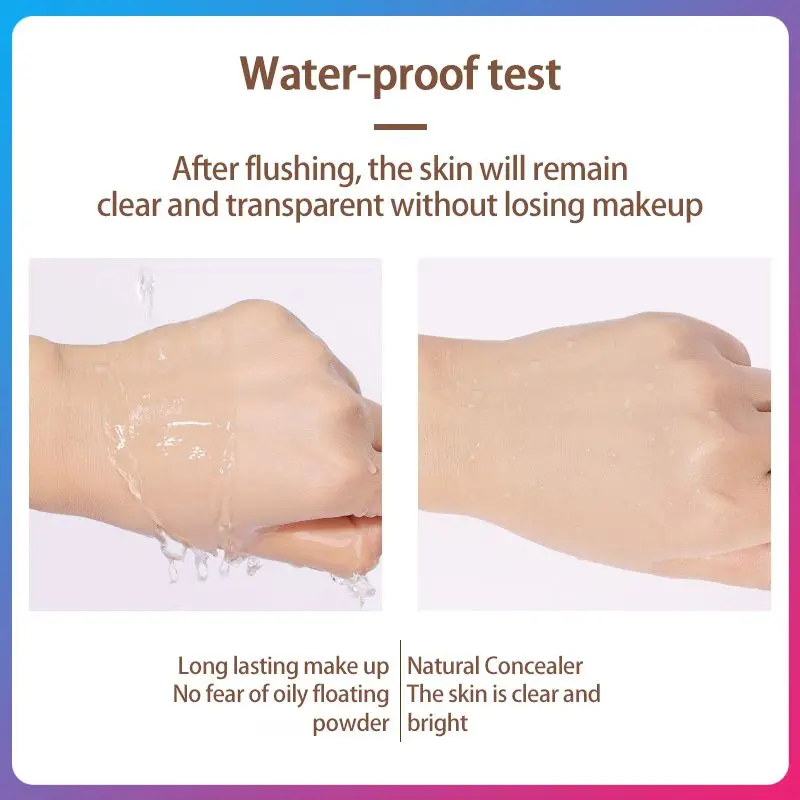 

Oily Skin Savior Lightweight Concealer Liquid Foundation Waterproof Lasting Hold Makeup Clear Make Up Whitening Cosmetics