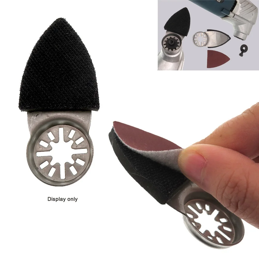 

38*86mm Triangle Oscillating Tool Sandpaper Pad Sanding Disc Sanding Finger Pad Polishing Tools Ecoflow Accessories Lixadeira