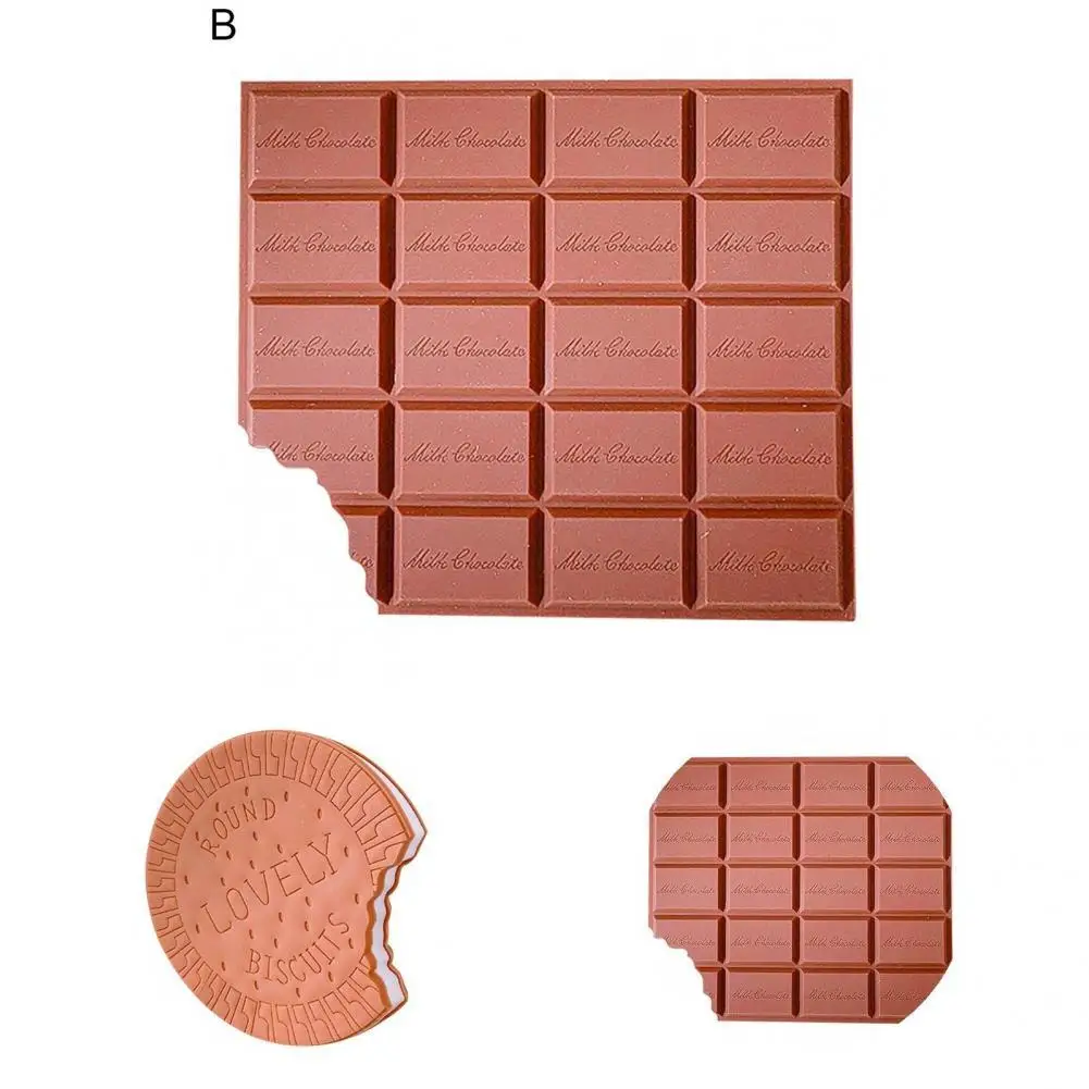 

Bitten Design Useful Biscuit Shape Memo Pad Smooth Surface Mini Memo Pad Blank Office Supplies