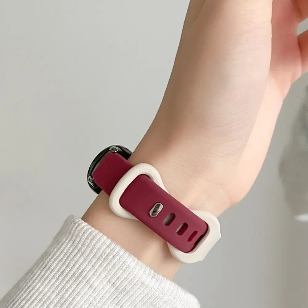 Новый двухцветный дизайнерский чехол для часов мягкий дышащий ремешок