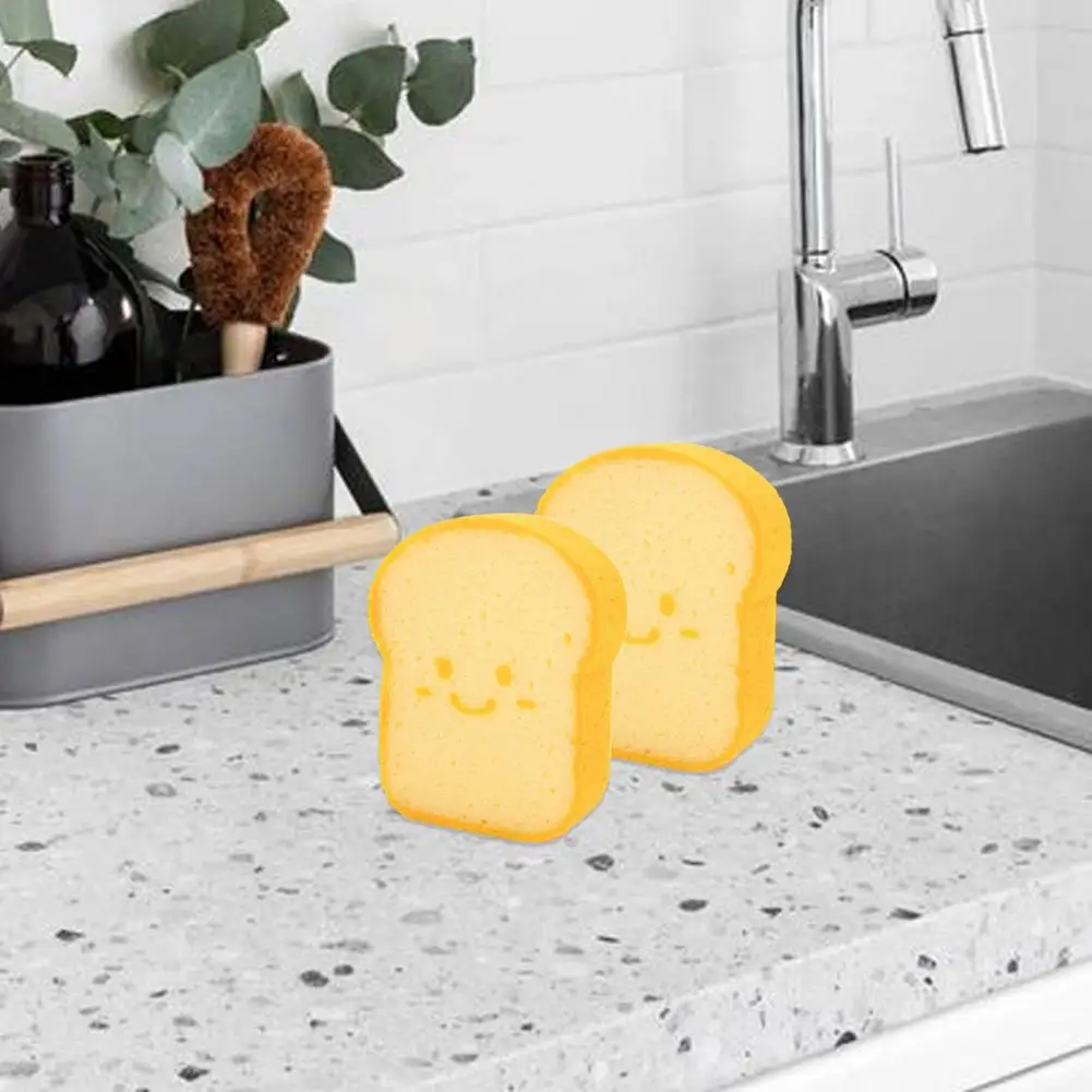 

Durable Toast Bread Shaping Easy to Clean Chores Labor-saving Sponge Towel Soft Texture Cleaning Sponge Kitchen Utensil