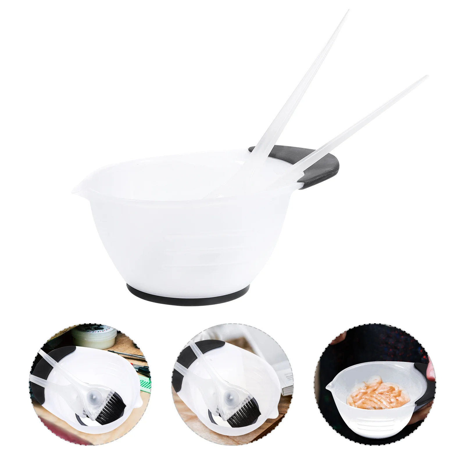 

Hair Brush Kit Dye Color Salon Bowl Coloring Tint Hairdressing Bowls Set Dyeing Tools Tinting Bleach Tool Bleaching Brushes