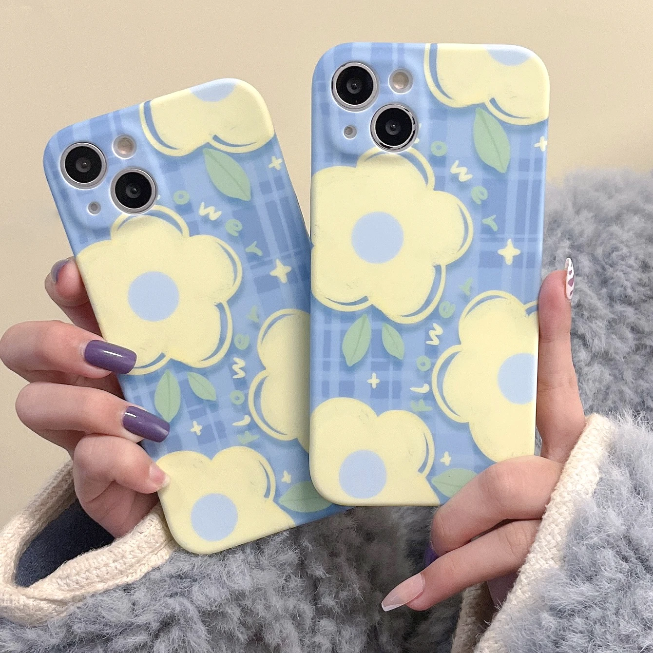 

Yellow Flower Phone Case For iPhone 11 12 13 14 Pro MAX 6 6S 7 8 Plus XS 12 13 Mini X XR SE20 Silicone Protect the Lens