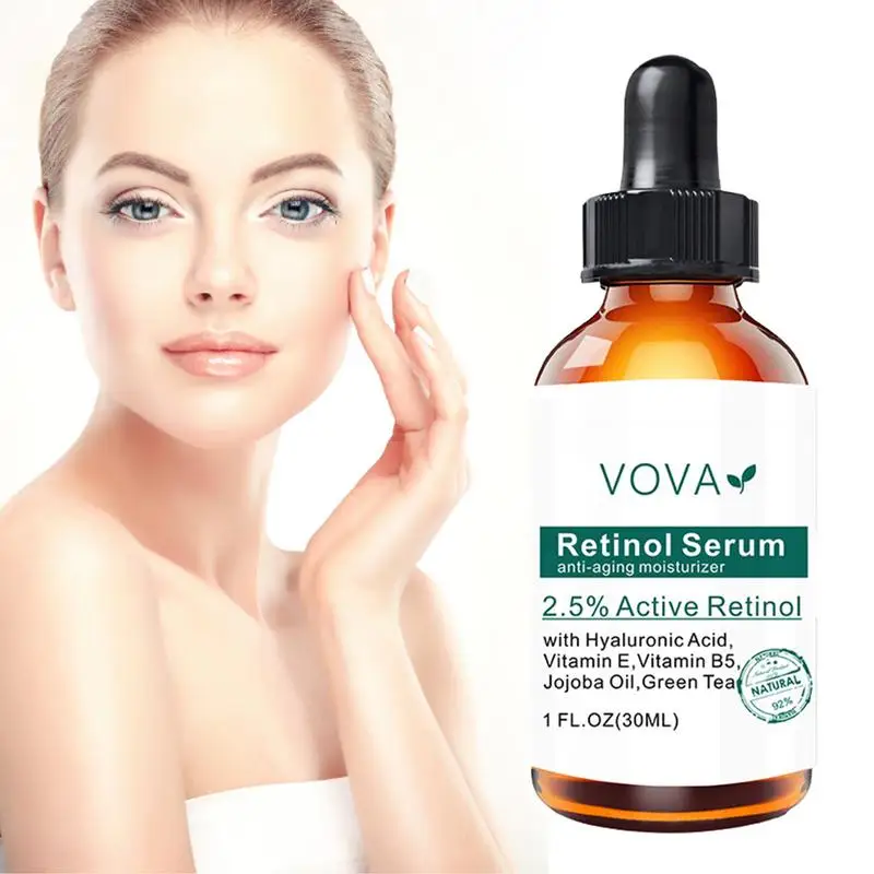 

2.5% Retinol Face Care Serum 30ml Skin Moisturize Bright Anti-Age Essence Pore Minimizer Dark Spot Fine Line Wrinkle Remover