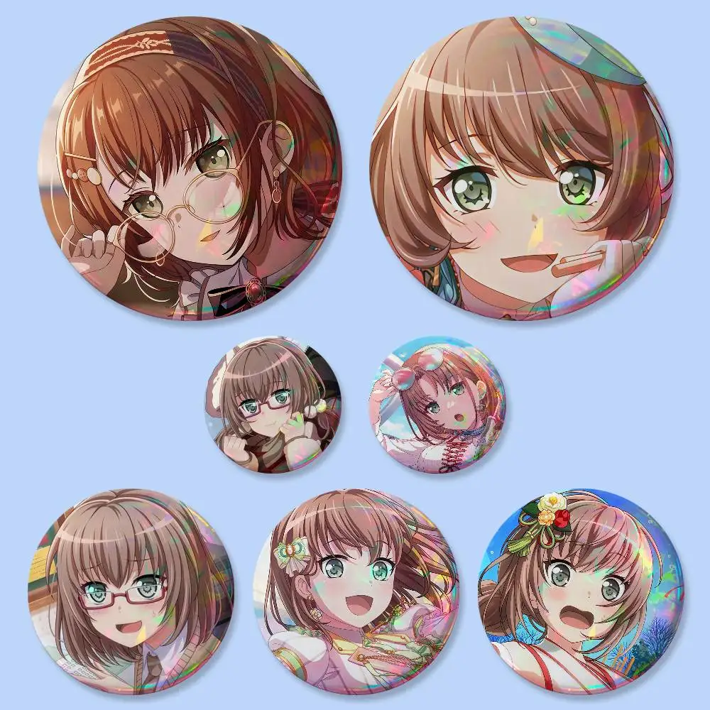 Фото Значки Yamato Maya BanG Dream Anime, круглые, 25, 32, 44, 58, 75 мм, для косплея, украшение для сумок, подарки для фанатов, друзей, броши, сувениры №2