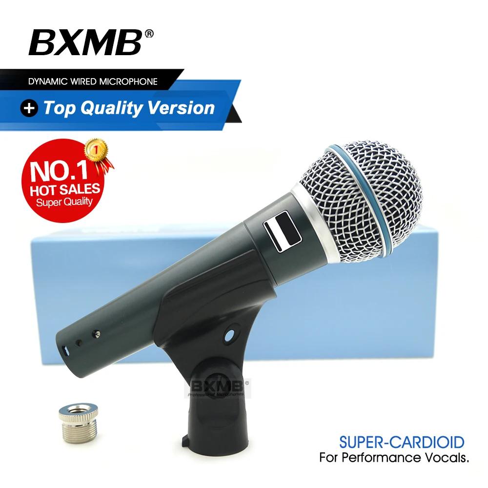 

Grade A Quality BETA58A Professional Performance Dynamic Wired Microphone BETA58 Super-Cardioid Mic For shure Karaoke Live Vocal