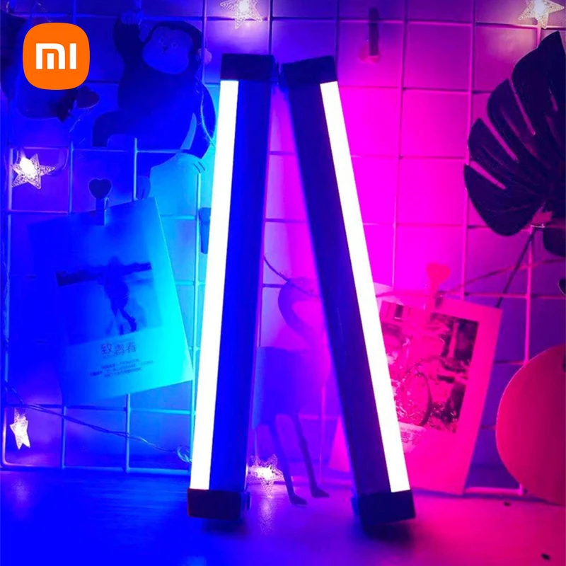 

Xiaomi RGB Selfie Lamp Handheld LED Fill Light LED Video Light Wand USB Rechargable Photography Lighting Adjustable Flash Light