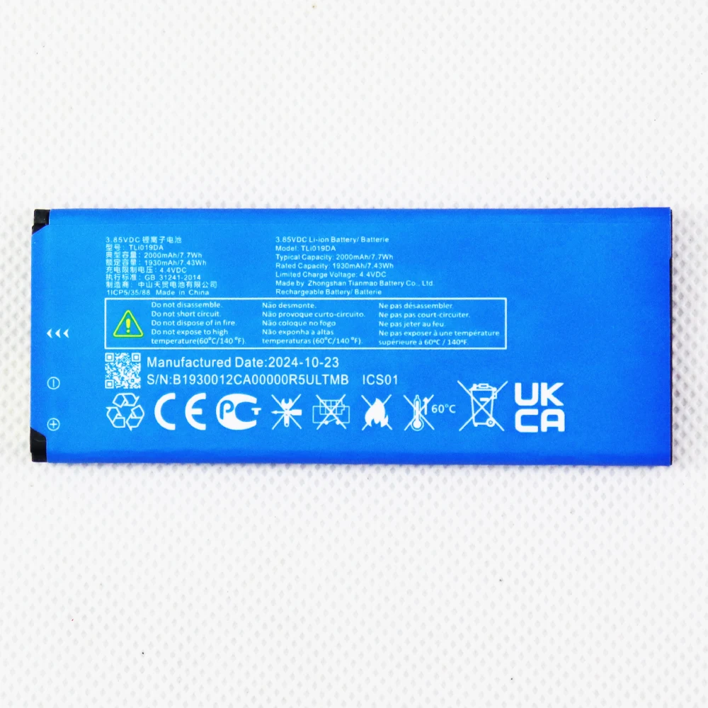 Мобильный аккумулятор для Alcatel TLi004FA / TLi019DA TLi022A1 TLp017A1 TLp021B1 TLp025A1