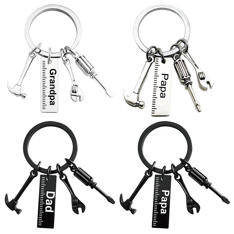 Персонализированный ключ для папы дедушки молотка отвертка металлический