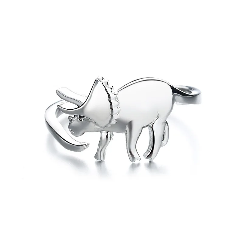 

New Frog Ring for Women Brontosaurus Stegosaurus Rings Dinosaur Ring Adjustable Ring Gift