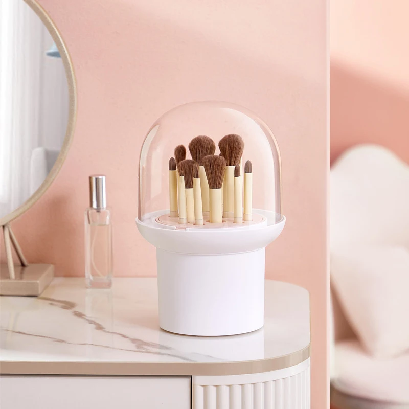 

Household Items Dresser Eyebrow Pencil Storage Rack Creative Storage Makeup Brush Box High-value Multi-functional Storage Box