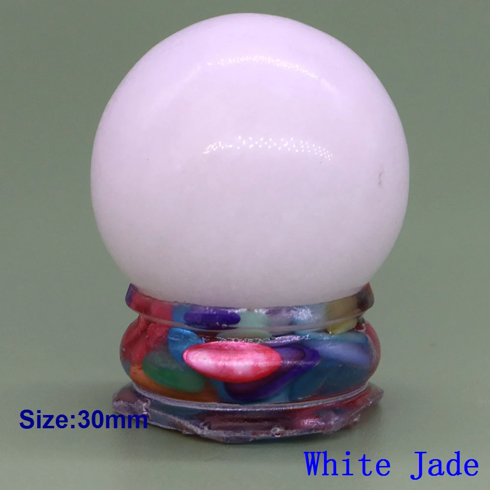 Хрустальный шар 30 мм из аметиста/черного обсидиана/черно-белой зебры/кровавого камня/синего авантюрина/синего содалита/голубого пятна Джейд/сердо рина ских джейд дэвлин факультет боевой кулинарии