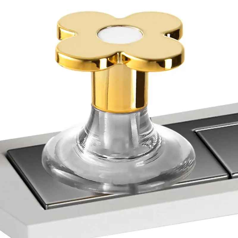 Сменная кнопка в форме цветка для унитаза гладкая водостойкая клейкая