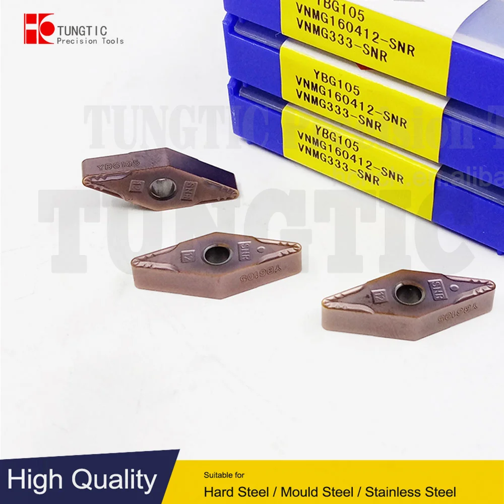 

TUNGTIC VNMG160412-SNR VNMG 160412-SNR Turning Inserts Carbide Cutter For Cast Iron