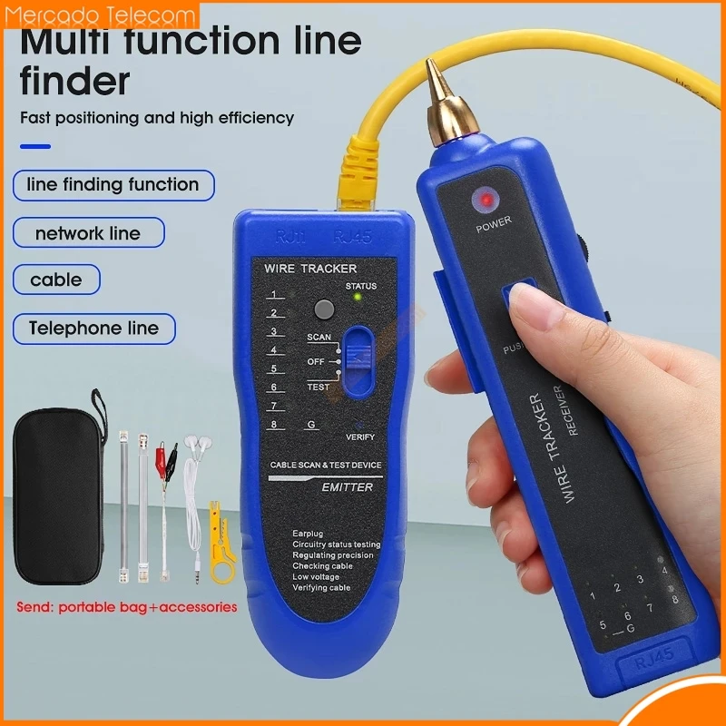 

Free shipping RJ45 Cat5e Cat6 Cable Finder RJ11 Telephone Wire Tracker Ethernet LAN Network Cable Tester Detector Line Finder
