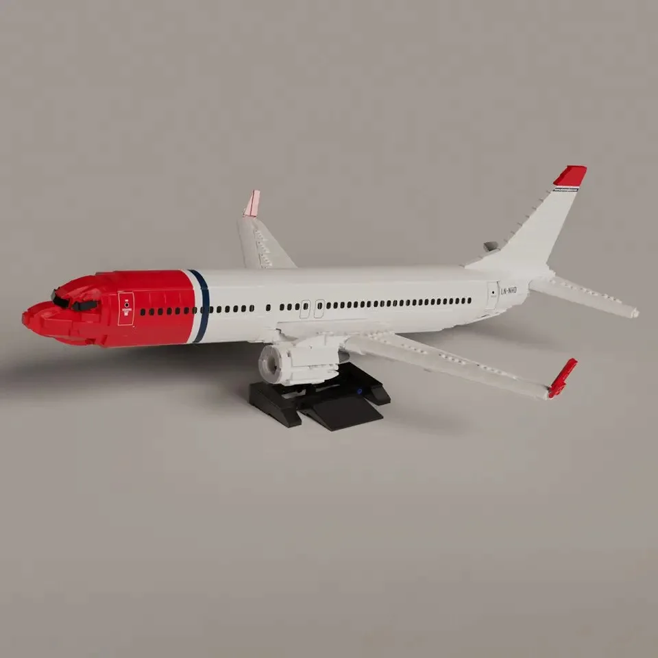 2128 шт. масштаб 1:51 строительные блоки MOC Дельта B737 самолёт Боинг модели аэробуса