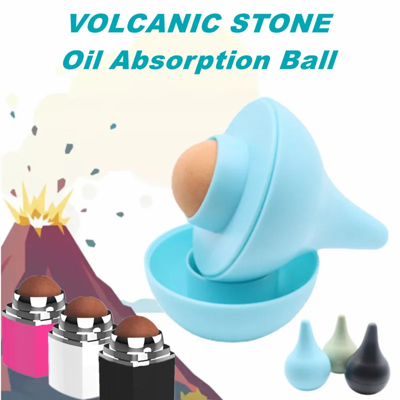 

1/2 Pcs Natural Volcanic Stone Oil Blobs Shrink Pores Removable Facial Grease Removal Paper Reusable Skin Care Tools