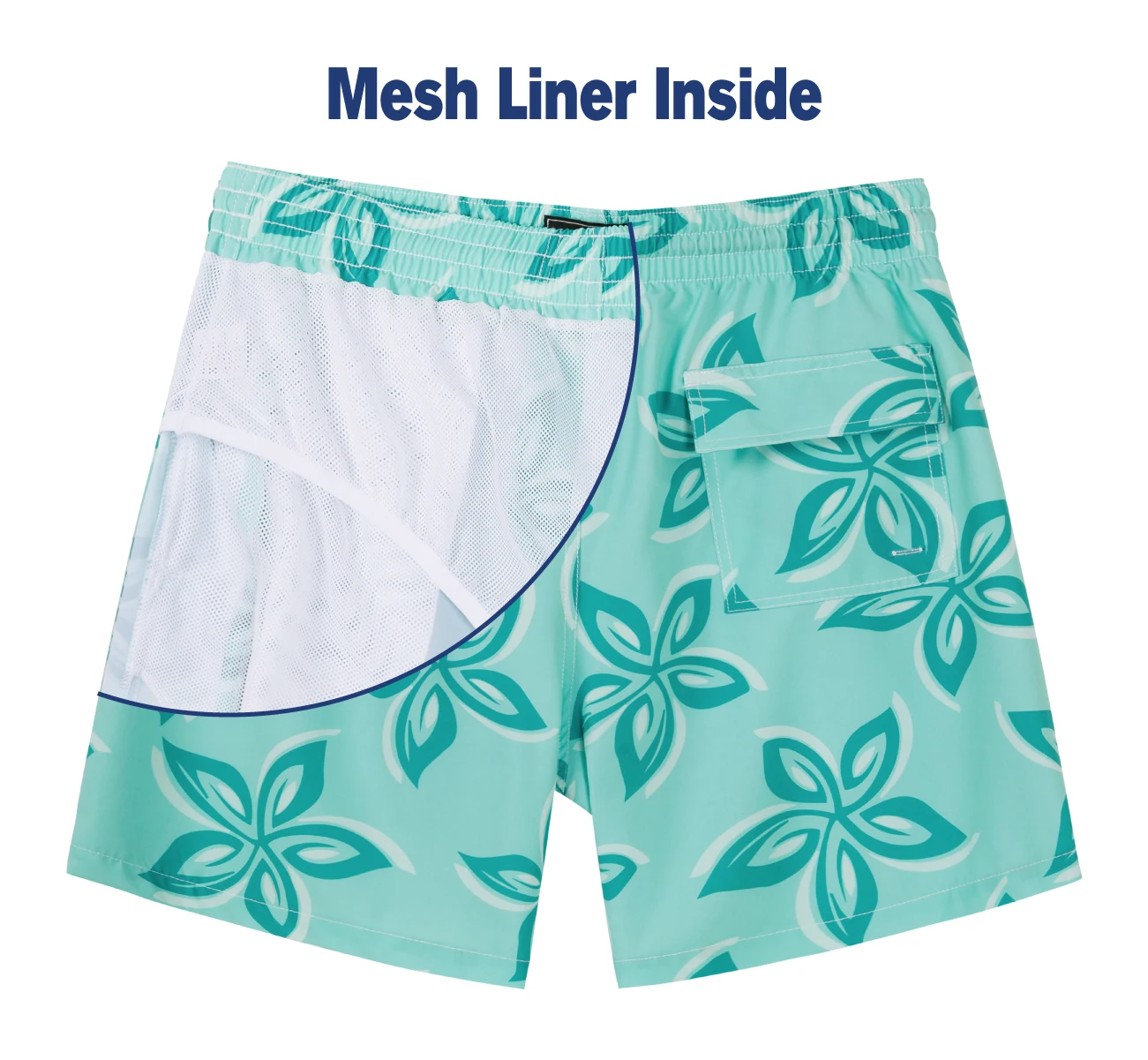 SURFCUZ Men's Swimming Shorts Quick Dry Summer Beach Board Shorts with Pocket 2022 Swimwear Beachwear Mens Swimsuits Swim Trunks