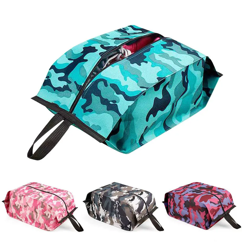 

Camouflage Portable Waterproof Travel Shoe Bag Nylon Storage Bag Pouch Convenient Storage Organizer Shoes Sorting Organizer Bags