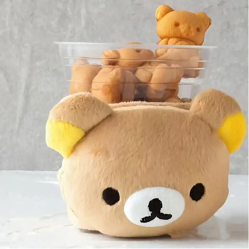 Новинка чехол для чашки Kawaii Rilakkuma с прямой трубкой плюшевый удобный на запястье
