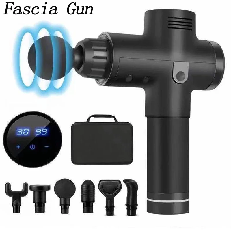 

2022 Massage Gun Body Shoulder Back Neck Massager Muscle Fascia Gun Exercising Athletes Relaxation Slimming Shaping Pain Relief