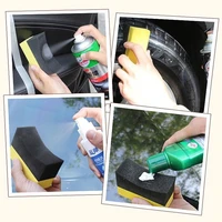 510pcs car tyre cleaning sponge cleaning waxing polishing brush sponge car waxing supplies tools sponge car wheel tire wash