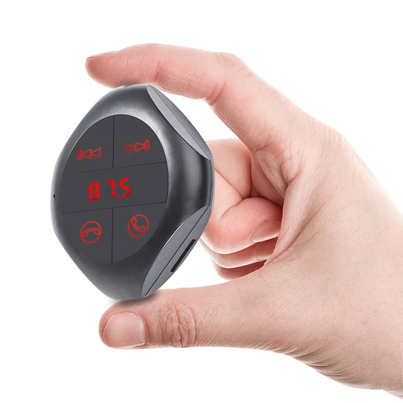 

Автомобильный FM-передатчик громкой связи, автомобильный Bluetooth MP3 музыкальный плеер с двойным черным разъемом, Bluetooth-гарнитура с двумя USB-порт...