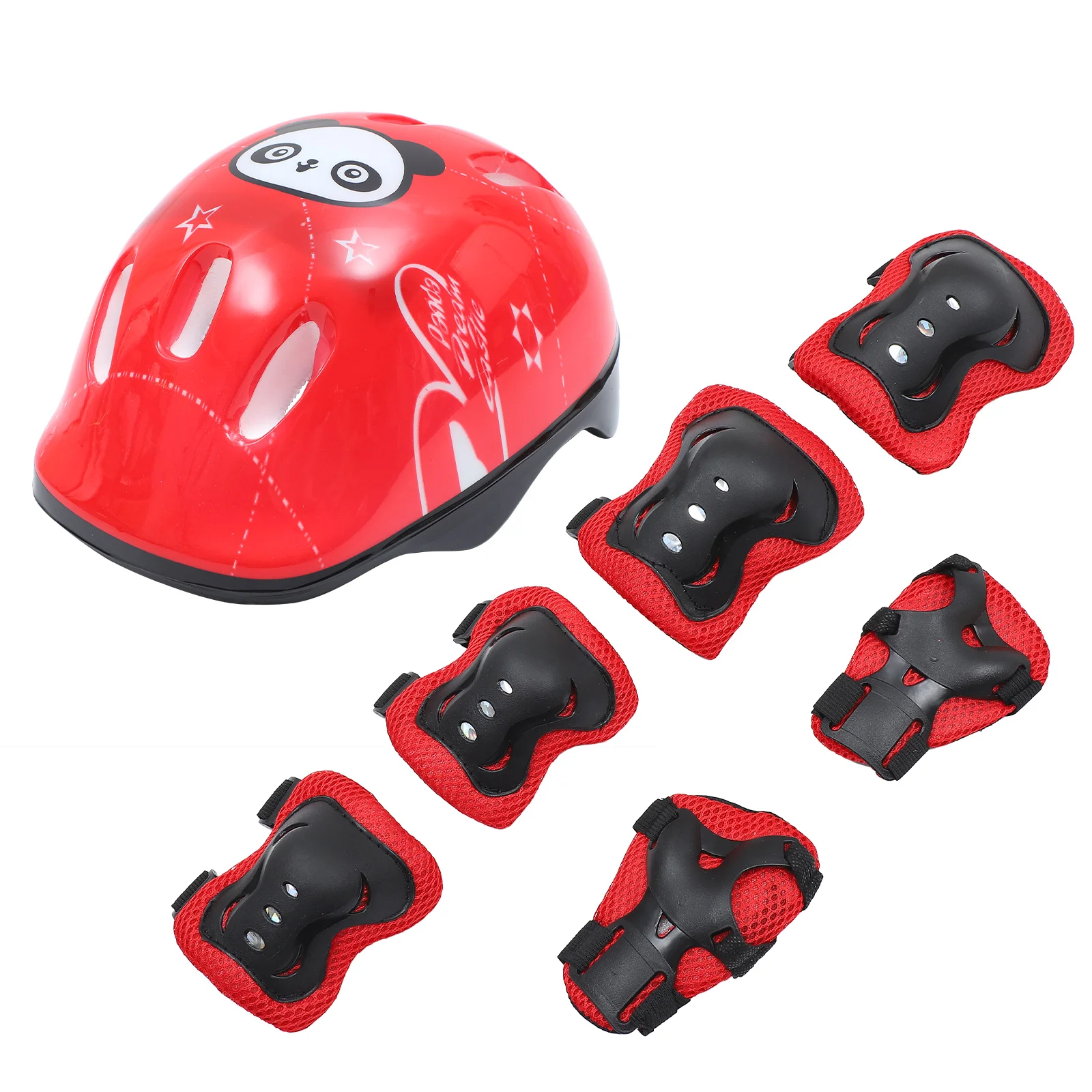 

1 Set of Kids Safety Helmet Thickened Joint Guard Roller Skating Protective Supplies