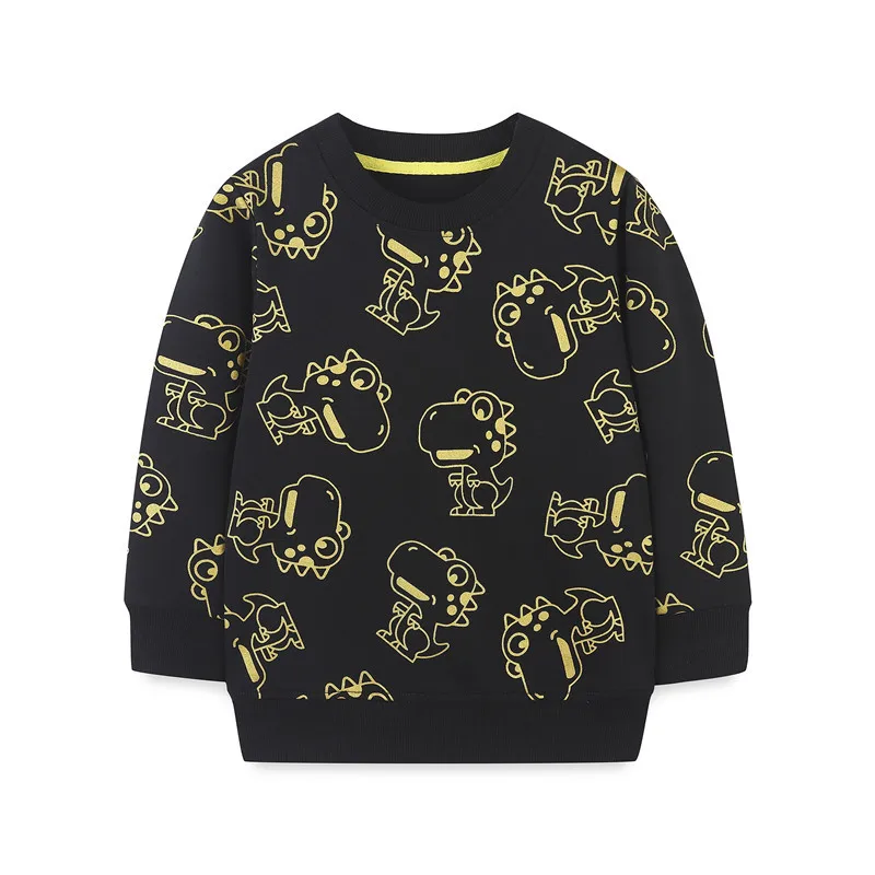 

Jumping Meters 2-7T Long Sleeve Dinosaurs Sweatshirts For Boys Girls Autumn Spring Sport Hoodies Top Baby Shirts Kids Clothes