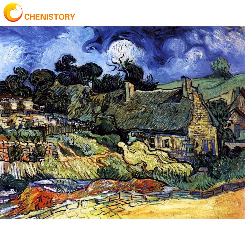 

Набор для рисования по номерам на холсте деревенский пейзаж