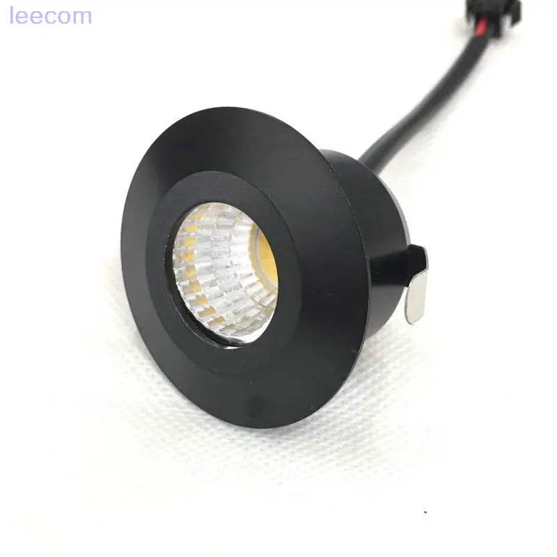 

40Pcs/Lot New Balck Fram Warm White Color Led Downlights 3.5W 39Mm 100V-240V Input Voltage 5 Years Warranty Time