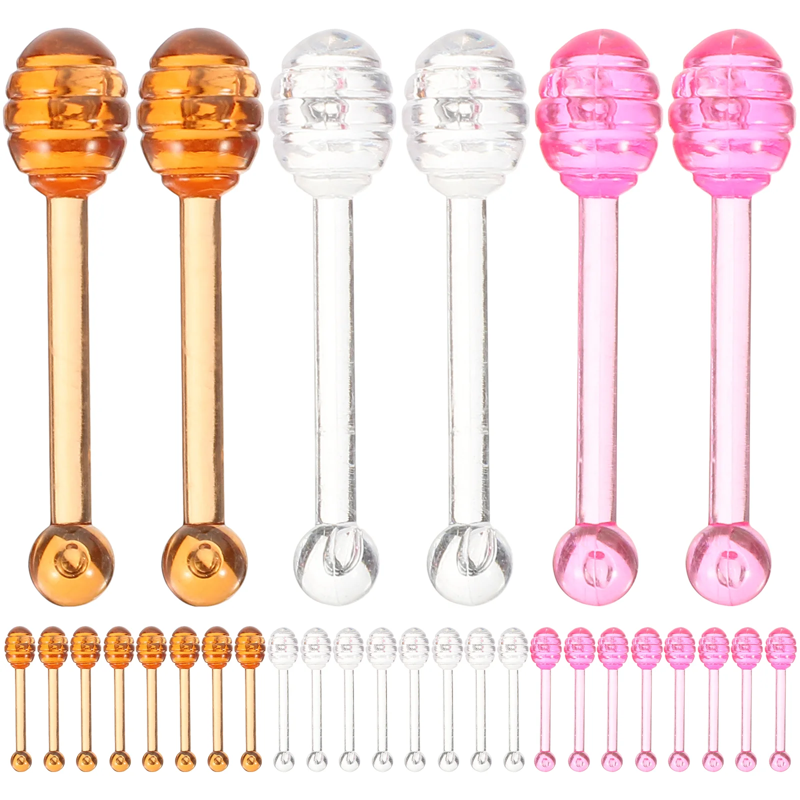 

30 Pcs Mixing Spoons Makeup Masks Spoons Silicone Ladle Makeup Tools Spoon Spatula Scraper Lip Balm Brush Cream Lip Balm Spoon