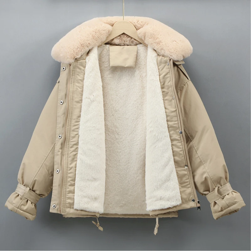 New Winter Women's Cold Coat Parkas Super Hot Coats Harajuku Jackets Loose Fashion Cheap Wholesale Women's Clothing