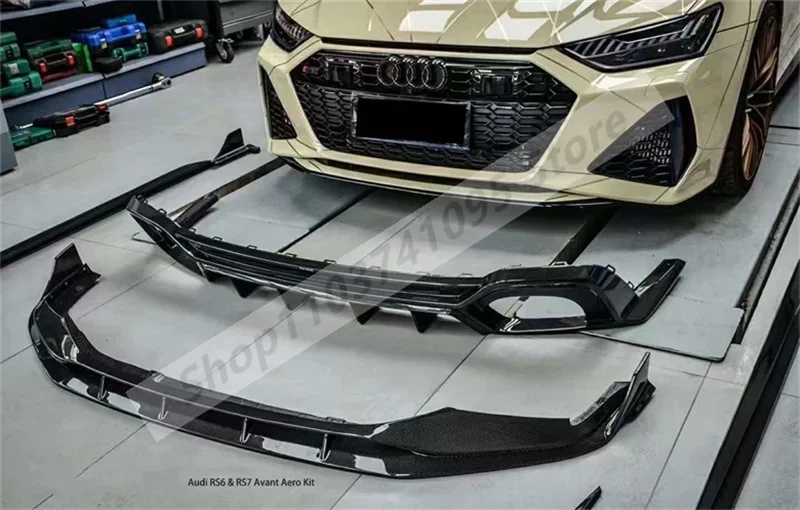 Передний бампер из настоящего углеродного волокна спойлер задний диффузор