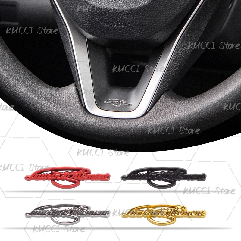 3D для Skoda Laurin &amp Klement L&ampK Enyaq Octavia Superb Kodiaq Vision салон рулевого колеса автомобиля