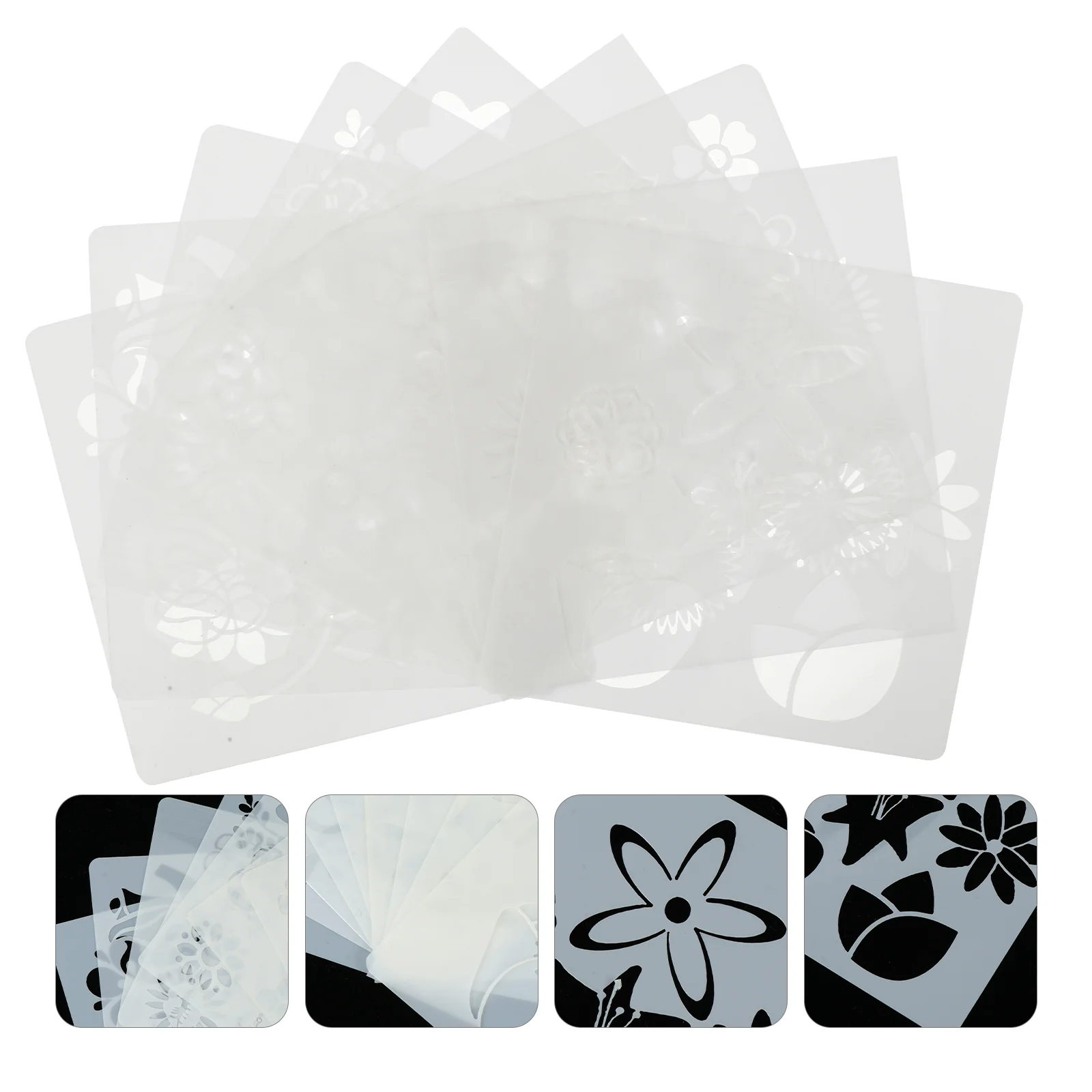 

9 Pcs Letter Stencils Stencils Kids Hollow Spray Mold DIY Daisy Craft Template Drawing Flower The Pet Child