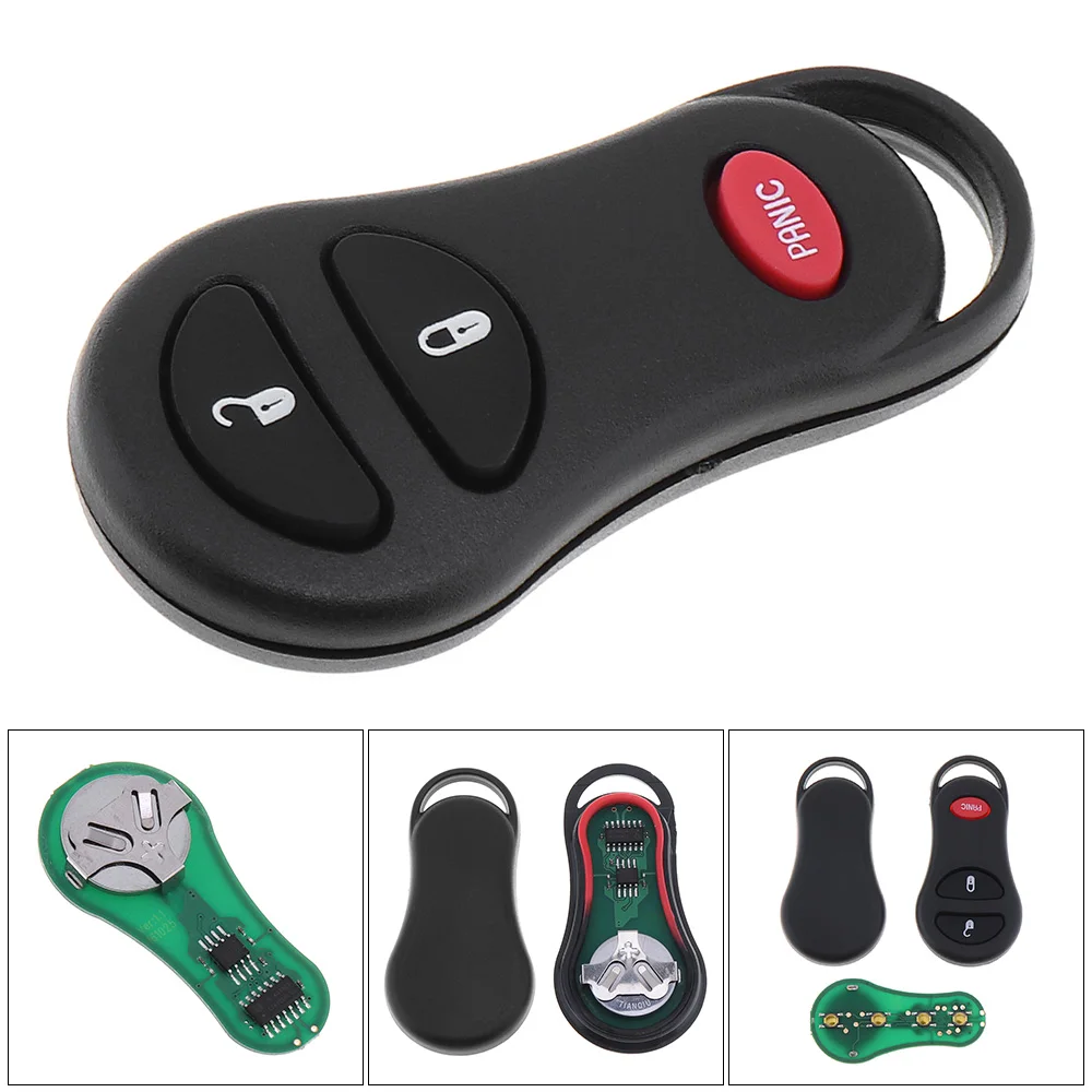 

315MHz 2+1 Button Keyless Entry Uncut Remote Transmitter Key Fob GQ43VT17T for Dodge Chrysler 1999-2005 / Plymouth Prowler 2001