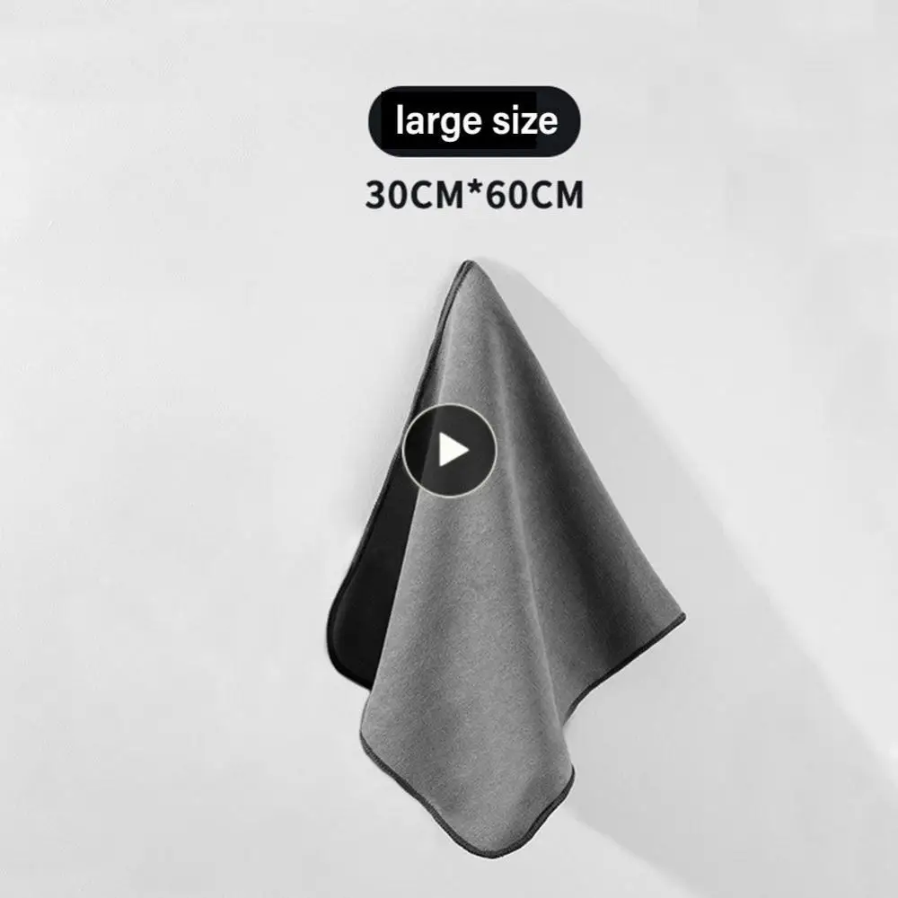 

High-end Microfiber Car Cleaning Towel Towel Car Care Cloth Detailing Wash Towel Double-sided Water Absorbent Hemming