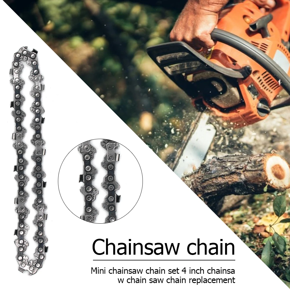 

Сменные 4-дюймовые звенья цепного привода цепной пилы, комплект цепной пилы, портативная сменная направляющая цепь для домашнего использов...
