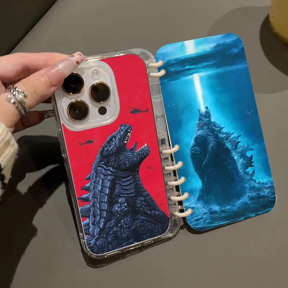 Чехол-книжка Monster-G-GodzillaEs-s для iPhone 17 16 15 14 13 12 11 Pro Max Plus (art.: 3920db4cdab91) - 3920db4cdab91